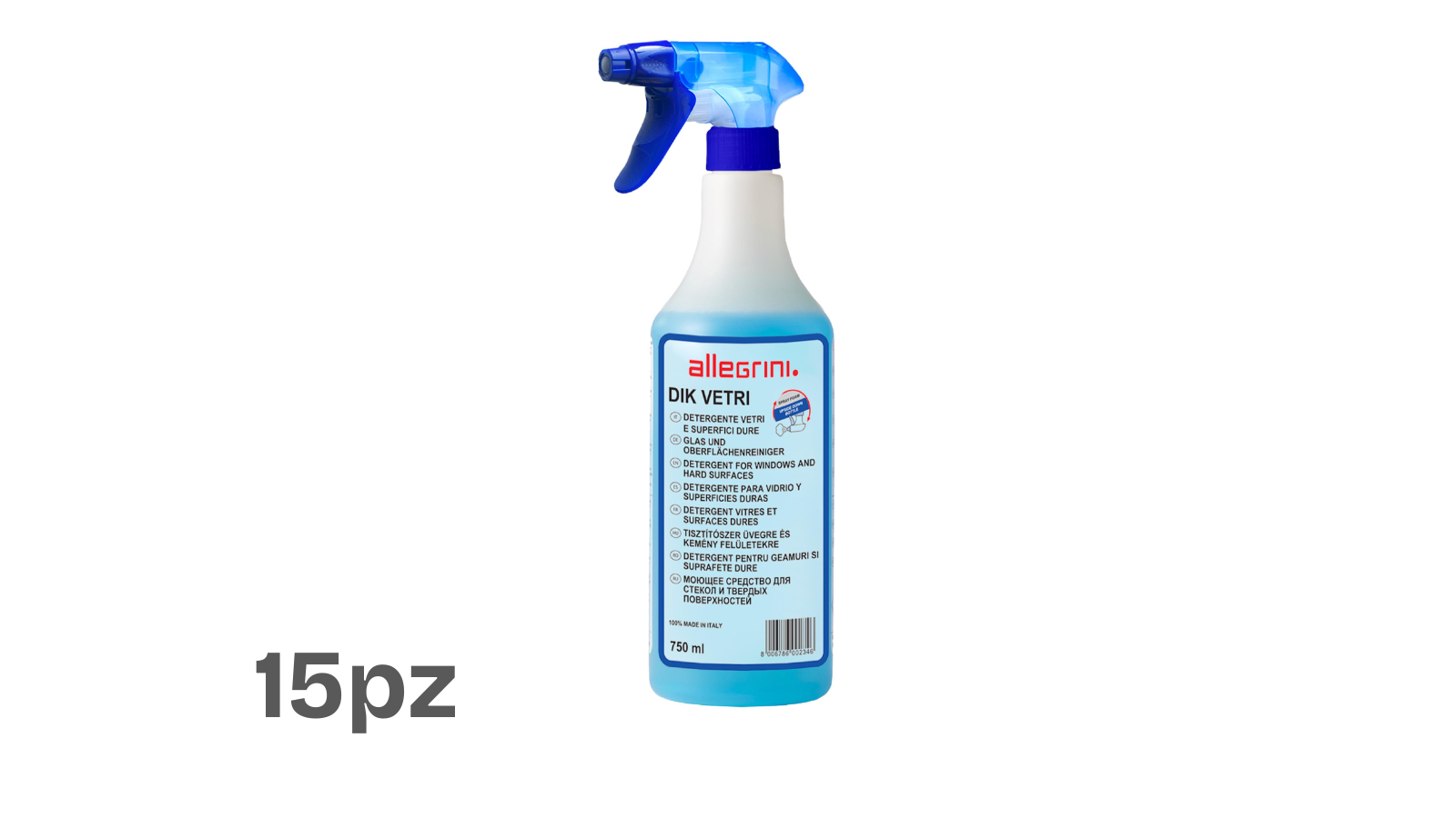 Devit Detergente Spray Vetri (15x1lt)