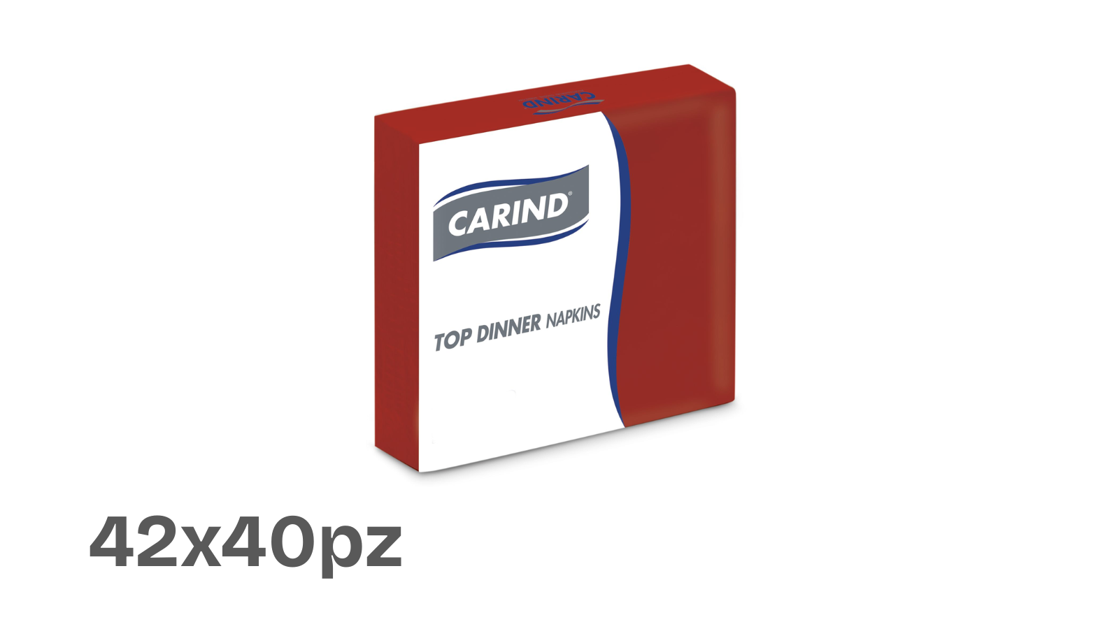 Carind Lunch Napkins – Tovaglioli 38x38 cm in Pura Cellulosa (42x40pz)