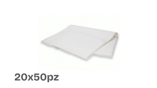Asciugamano Goffrato Bianco 30x40cm (20x50pz)
