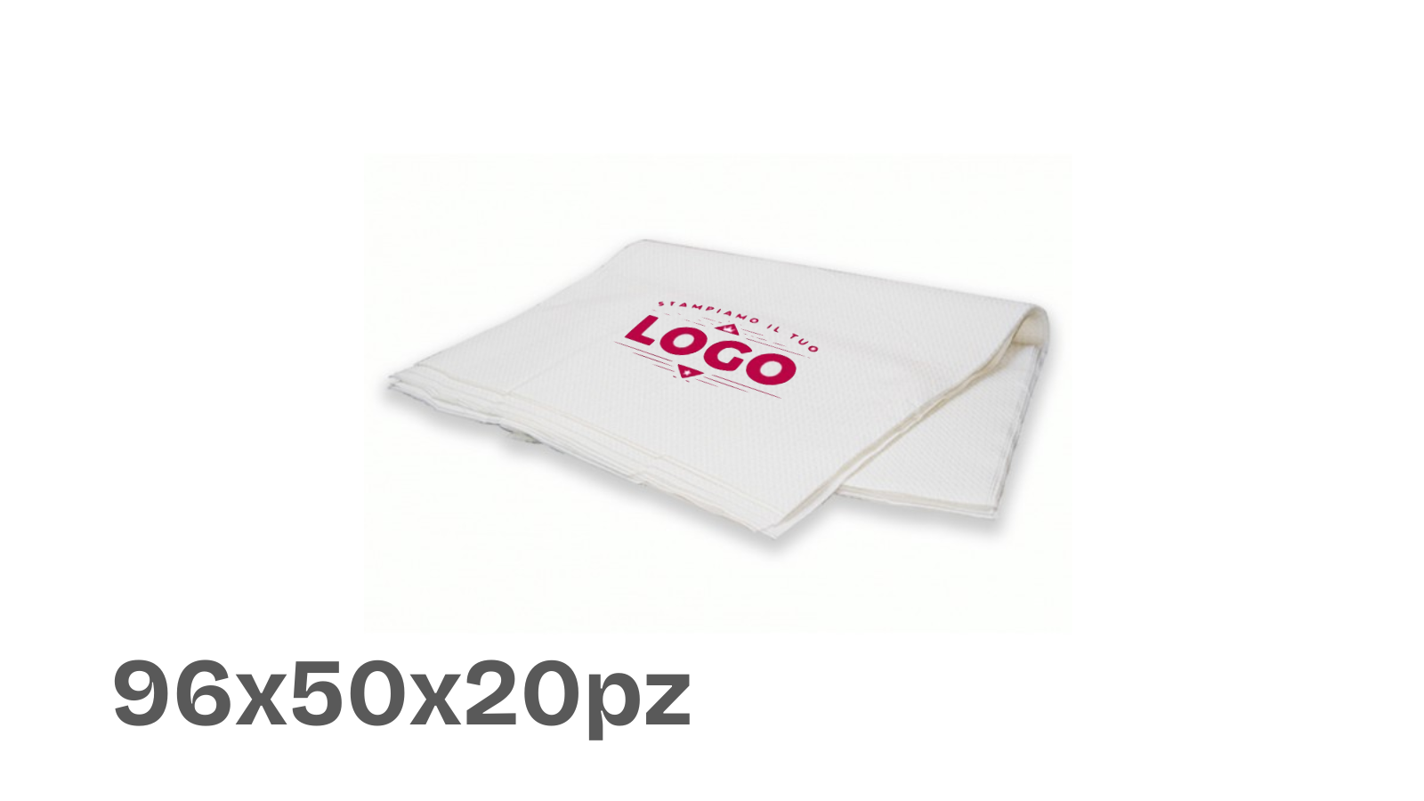 Asciugamano Goffrato in Carta a Secco 30x40 cm (96x20x50pz) – Personalizzabile