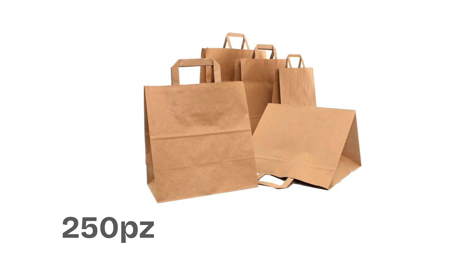 Buste Carta Marroni/Bianche Asporto 80gr/90gr (250pz)