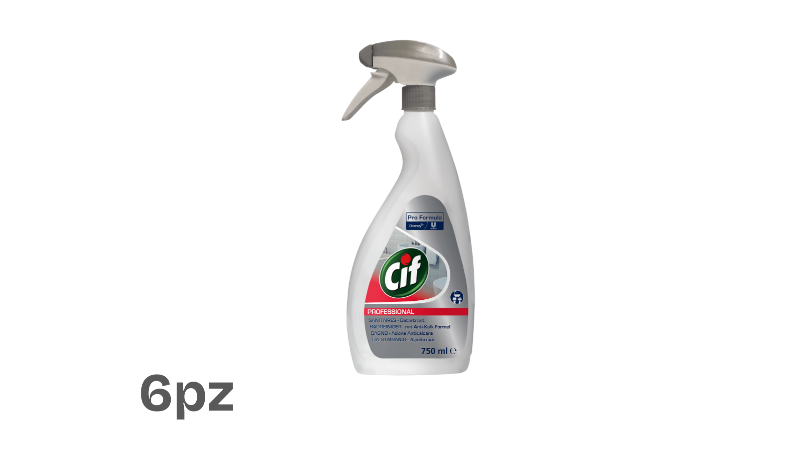 Cif Professionale Bagno - 750ml (6pz)
