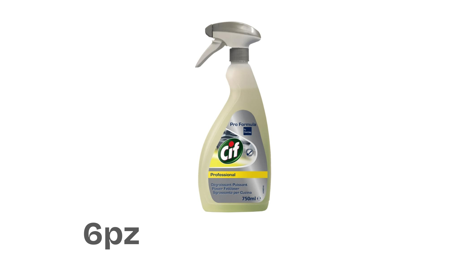 Cif Sgrassatore Professionale – Pulizia Rapida 750 ml (6pz)