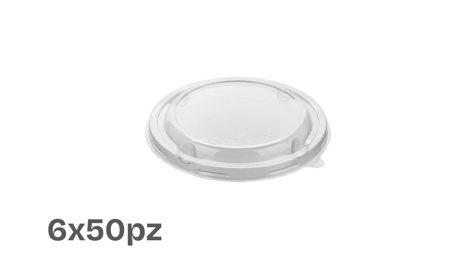 Coperchio in RPET per Contenitori 750 ml e 1000 ml (6x50pz)