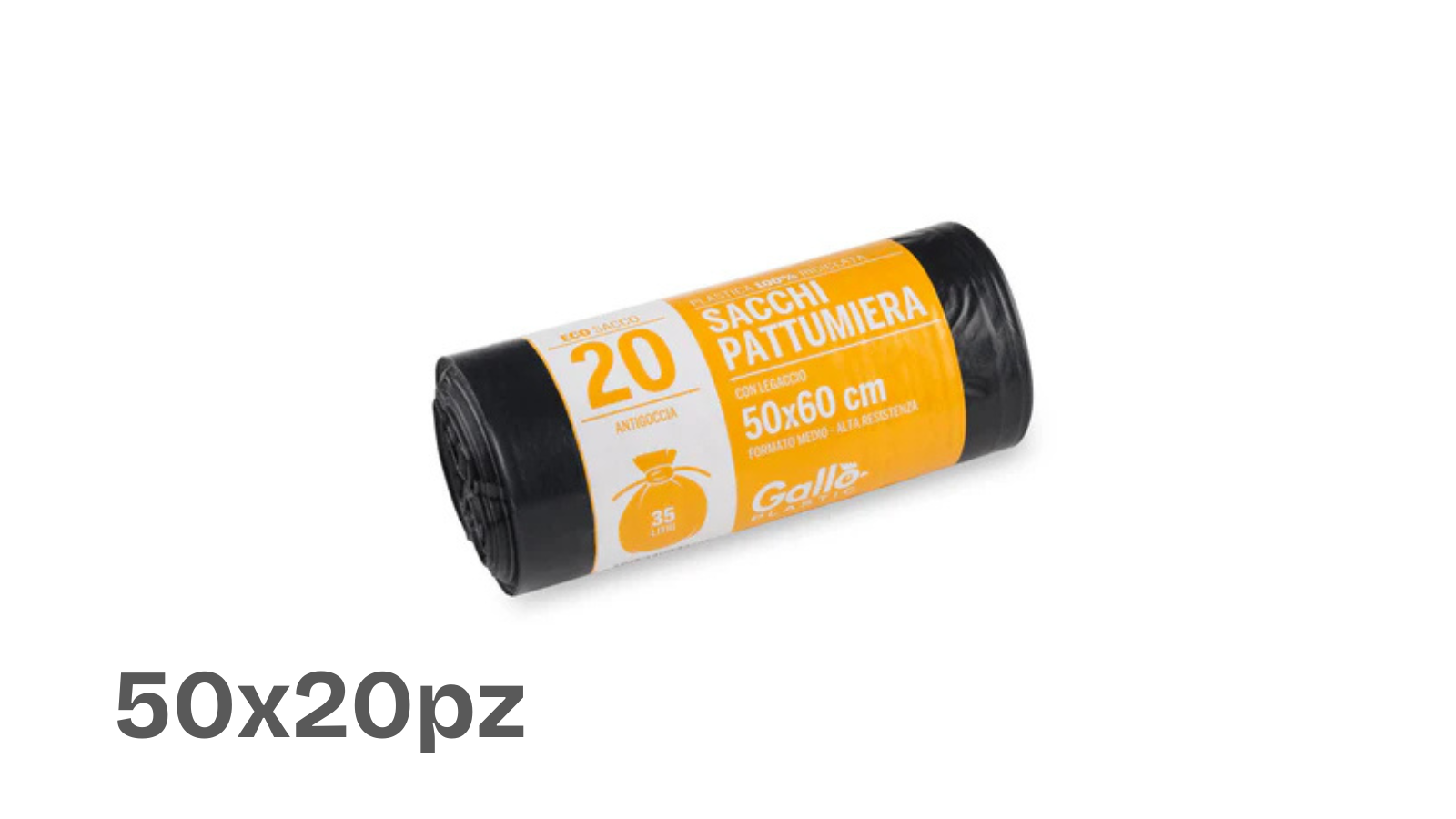 Sacchi 50x60 rotolo da 20pz (50x20pz)