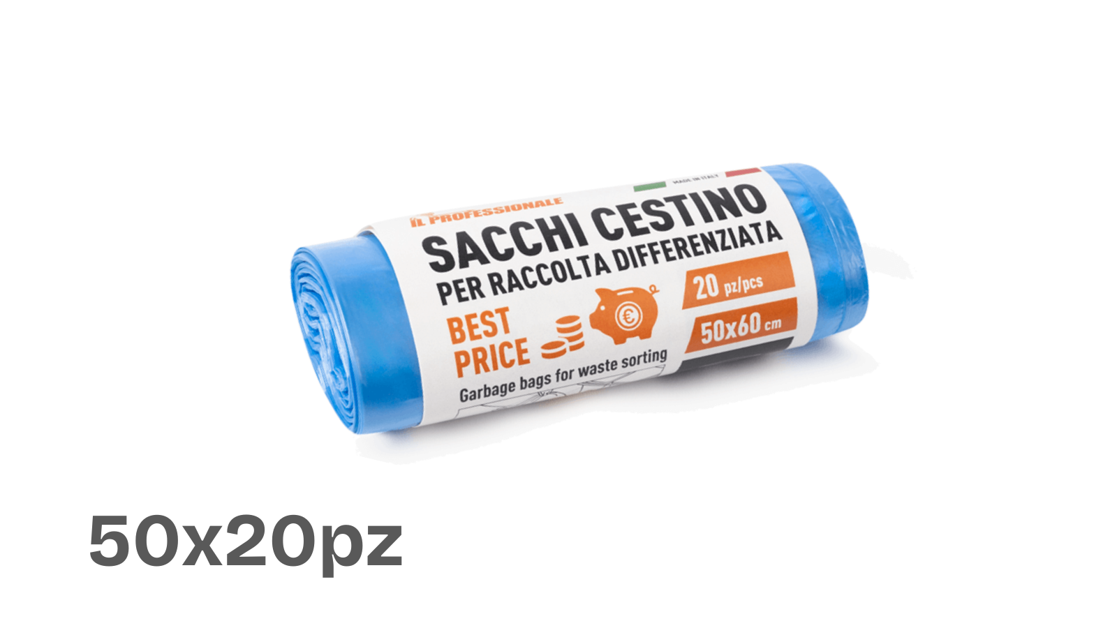 Sacchi 50x60 rotolo da 20pz (50x20pz)