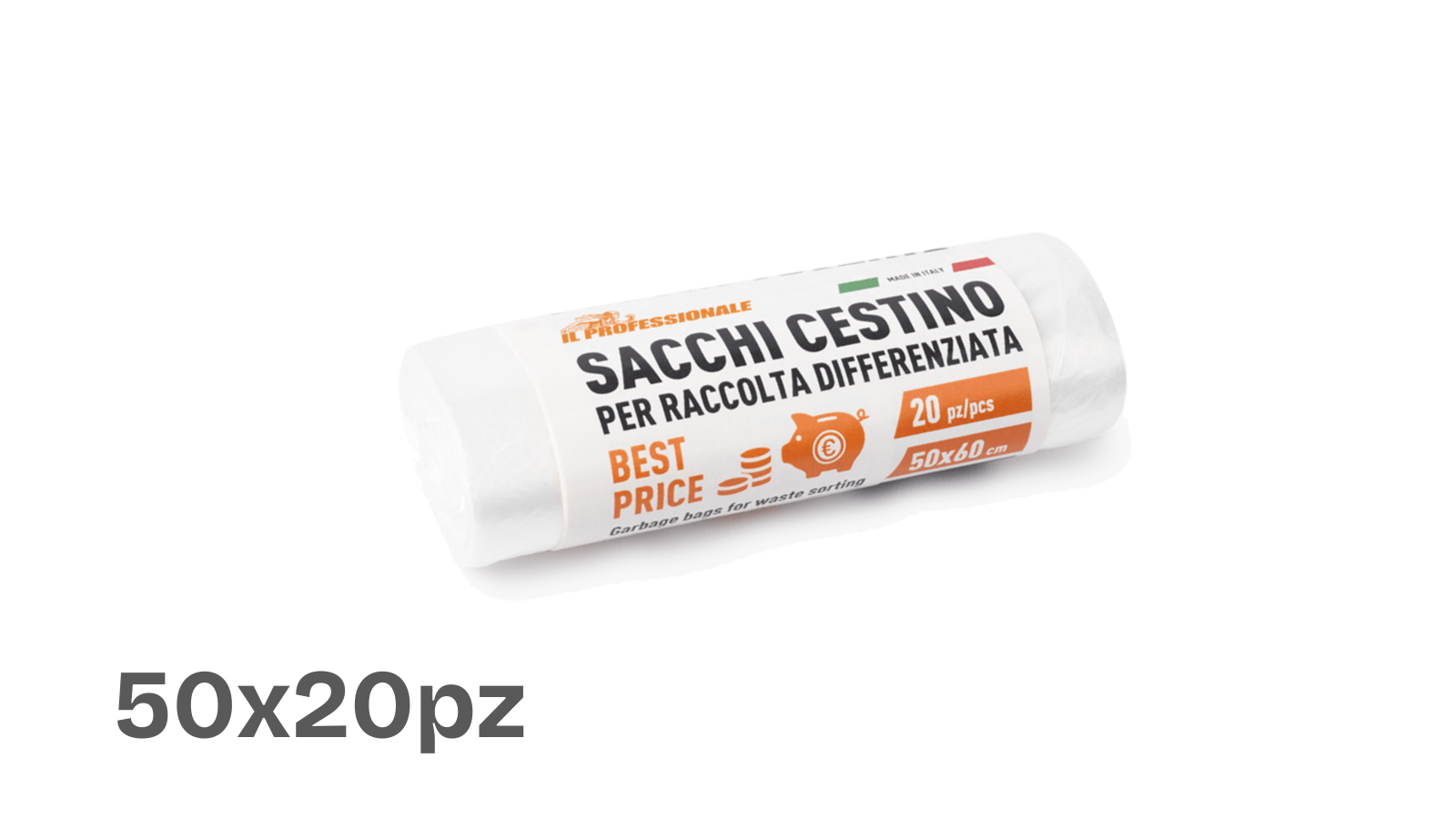 Sacchi 50x60 rotolo da 20pz (50x20pz)