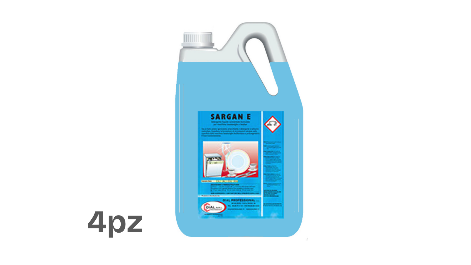 Sargan E Detergente Lavastoviglie (4x6kg / 1x25kg)