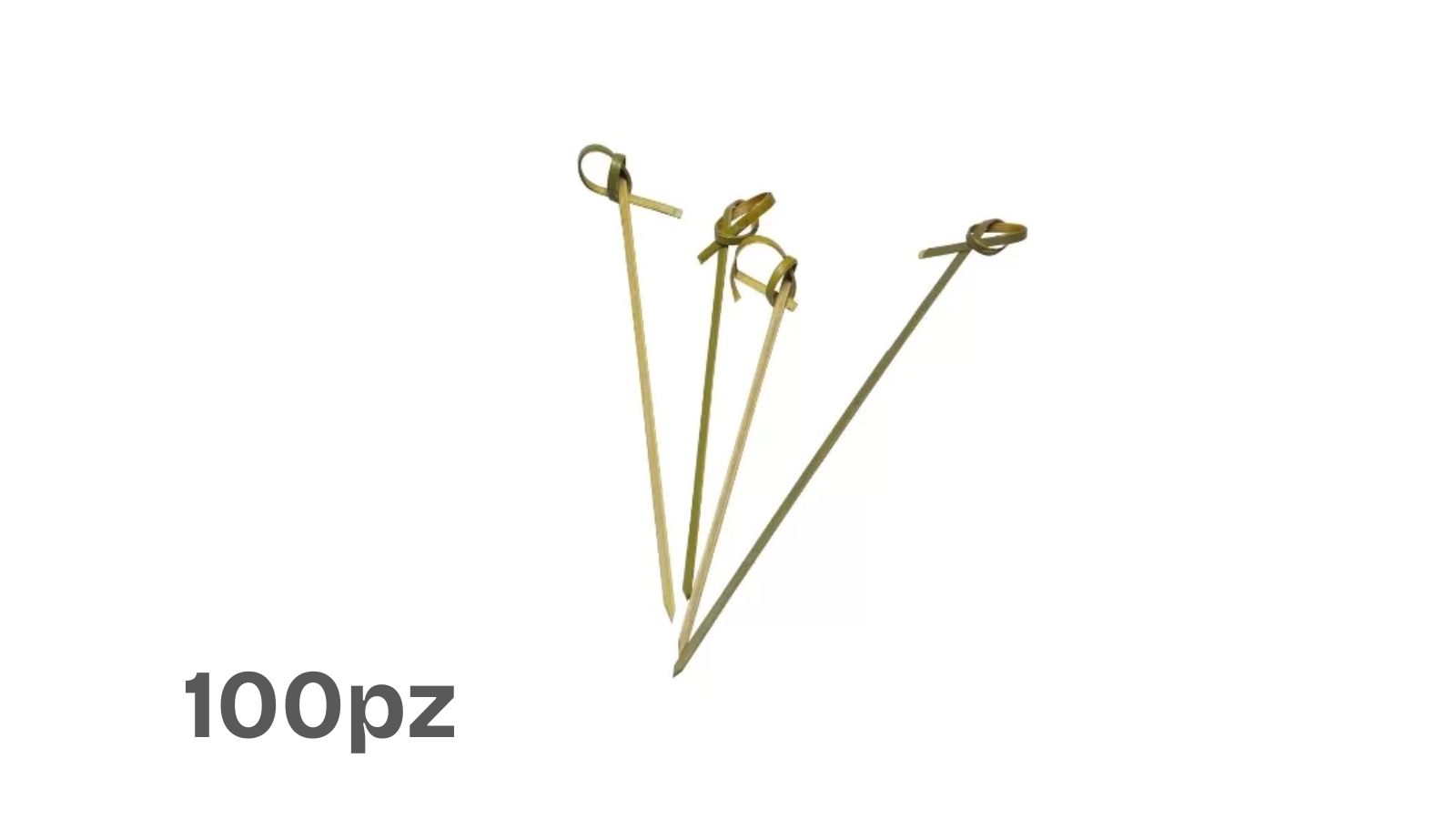 Spiedino Fiocco in Bamboo – Varie Misure (100pz)